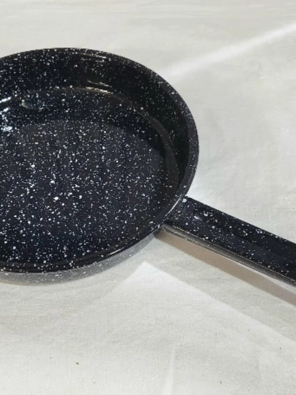 Black/White Speckled Enamelware 9